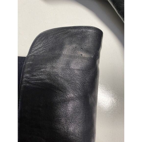 Stuart Weitzman 5050 Over The Knee Boot Black Leather Stretch Elastic Ba… - Picture 8 of 10